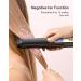 Wavytalk 100% Pure Titanium Hair Straightener | Dual Voltage 1 Inch Flat Iron | Silky Hair Instantly | 170 -450 | Matt Black - Buy Online on SooperMarket.com