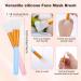 Buy WLLHYF 6-Piece Face Lip Mask Applicator Set | Silicone Brush for Exfoliating Cleansing & Removing Blackheads | Perfect Skin Care Tool for Women & Girls - International Shipping - Buy Online on SooperMarket.com