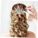 HAPINARY Rhinestone Tuck Comb Wedding Accessories for Brides Wedding Hair Comb Bridesmaid Hair Comb Bridal Hair Comb Bride Hair Side Comb Flower Side Comb Flower Girl Hair Accessory Metal - Buy Online on SooperMarket.com