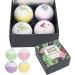 Bath Bubble Ball Gift Set - 4-Piece Handmade Organic Foam for Women | Natural Oils & Moisturizing Bath Salt - Buy Online on SooperMarket.com