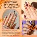 Modelones 32 Pcs Fall Orange Halloween Pumpkin Dip Powder Nail Kit with 20 Colors - Perfect for Nail Art Manicure Beginner DIY Salon - A1 Autumns Finest - Buy Online on SooperMarket.com