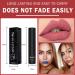 AWCCXMYM Peel Off Lip Stain Lip Tint Matte Lipstick Nude - Long Lasting Waterproof Lip Gloss 24hr Non Fade Makeup - Buy Online on SooperMarket.com