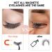 BILEYCHA Upgrade 3D Natural Magnetic Eyelashes Kit - 10 Pairs, 2 Magnetic Eyeliners included, Glue-free Application - Buy Online on SooperMarket.com