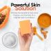 Kojic Acid Soap for Hyperpigmentation - Brightening Papaya & Turmeric Cleanser for Face & Body - Reduces Acne Scars & Evens Skin Tone - All Skin Types - Made in USA - Buy Online on SooperMarket.com