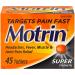 Motrin Super Strength Tablets Pain Reliever for Menstrual Pain Headaches Back Pain Ibuprofen 400mg 45 Tablets 45 Count (Pack of 1) Tablets