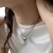 Shop Oralgos Fashionable Heart Pendant Necklace - Double-Layer Leather Cord Adjustable Women's Accessory - Buy Online on SooperMarket.com
