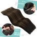 Buy Youngsee Tressen Real Hair Extensions - Dark Brown Ombre 45cm - 100g Remy Weft - International Shipping - Buy Online on SooperMarket.com