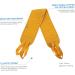 NOLITOY 2 Sets Exfoliating Back Scrubber - 3pcs Glove Pull Back Shower Towel & Loofah Sponge Belt - Mesh Bath Back Strip Yellow 85x9.5CM - International Shipping Available - Buy Online on SooperMarket.com