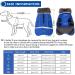 Reflective Waterproof Dog Winter Jacket with Thicken Fleece Lining - Blue - Medium - Buy Online on SooperMarket.com