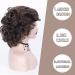 SEVENCOLORS Short Brown Curly Wig for Black Women - Big Curly Bob Style | Synthetic Hair - Buy Online on SooperMarket.com