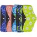 KALLORY 5pcs Reusable Cloth Menstrual Pads - Mama Cloth Liners for Women - Breathable and Portable Napkin Warp Pad - Random Color Pack - 1 Count - Buy Online on SooperMarket.com