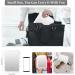 Touch Screen LED Makeup Mirror | 3 Colors Dimmable | Rechargeable USB | Portable Vanity Mirror for Travel | Cosmetic Mirror for Girls - Buy Online on SooperMarket.com