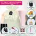 Women's Gift Set: Portable Kettle, Organic Tea, Honey, Hot Cocoa, Coffee, Pashmina Shawl | Birthday Basket for Friendship, Self-Care, Teacher, Mom - Buy Online on SooperMarket.com