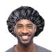 BONNET QUEEN Silk Bonnet for Sleeping Satin Bonnet Hair Bonnet Double Layer Satin Lined Bonnet Reversible Hair Bonnet for Sleeping Night Sleep Cap for Curly Hair