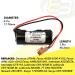 3V PLC Computer Backup Battery - Replace LIT5110 CR17450E-R CNC Series Compatible | Shop Internationally - Buy Online on SooperMarket.com