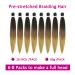 26 Pre-Stretched Braiding Hair 8 Packs | Hot Water Set | Yaki Texture | Itch-Free Synthetic Fiber | Crochet Twist Extensions - 1B/30/27 - Buy Online on SooperMarket.com