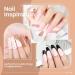 Supwee 4-Color Nail Art Liner Gel Polish Set - White Black Silver Champagne | Reflective Glitter UV Gel for Stunning Nail Designs - Buy Online on SooperMarket.com