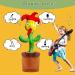 Dancing Cactus Toy - Interactive Plush Singing Cactus Repeats & Dances - USB Rechargeable - Fun Christmas Decor Piece - Buy Online on SooperMarket.com