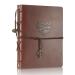 ThxMadam Leather Scrapbook Photo Album Vintage Wedding Guest Book DIY Memory Book with 60 Black Pages Present for Christmas Valentines Anniversary Mother s Day Birthday Gift for Mum Dad Friend Small(8.66 x 7.08) Album ...