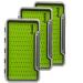 3 PC Fly Fishing Box Silicone Super Slim Waterproof Fly Fishing Tackle Trays Box Best Pocket Storage 7.36"X4.02"X0.63"