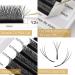 EMEDA 6D W Lash Extensions D Curl .07mm Mix Tray - 8-12mm Premade Volume Fans - Buy Online on SooperMarket.com