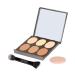 Magic Minerals Contour Palette by Jerome Alexander - Complete Contour Makeup Kit with Concealer  Foundation & Highlighter Plus Double Ended Brush & Blending Sponge