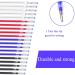 4pc Heat Erasable Pens with 20 Refills for Sewing, Quilting & Dressmaking - Blue Cap Tailor's Chalk Pen - Buy Online on SooperMarket.com