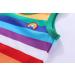 Mud Kingdom Little Boys Rainbow Stripe T-Shirt - Green Sleeveless (6 Years) - Buy Online on SooperMarket.com
