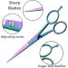 Glamified Glam Rainbow 6" Hairdressing Scissor for Professional Hairdressers Barbers Stainless Steel Hair Cutting Shears - for Salon Barbers Men Women Children and Adults - Buy Online on SooperMarket.com