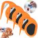 Yeahboom 4 piece Pet Knotting Comb de-filter knife cat de-filter with steel blade de-filtered ridge for dogs new de-filtered cat with steel blade perfect for removing melting orange-4