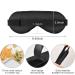 Haskirky Light Blocking Eye Mask | Breathable & Adjustable for Men and Women | Ideal for Travel, Yoga, Meditation, Office, Deep Sleep | White Flower Print - Buy Online on SooperMarket.com