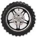 Front Wheel Tyre Durable Wear Resistant Front Wheel Assembly High Friction Rubber Metal for Off Road Vehicle - Buy Online on SooperMarket.com