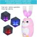 Kids Electric Toothbrush with U-Shaped Silicone Brush Head & 60ml Toothpaste - Pink | IPX7 Waterproof - Buy Online on SooperMarket.com