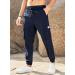 Elegancity Mens Cargo Trousers Regular Fit Drawstring Sweatpants with Pockets (38-46) - A-blue - Buy Online on SooperMarket.com