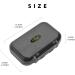 SF Small Waterproof Double Sided Fly Fishing Box | Floatable & Compact Design - Buy Online on SooperMarket.com