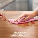 Vileda Actifibre Soft Universal Microfibre Cloth 100% Microfibre Cleaning Cloth for Streak Free Results High Absorbency for All Smooth Surfaces Pink and Grey Pack of 2 Actifibre Soft Touch - new design - Buy Online on SooperMarket.com