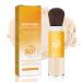 Mineral Sunscreen Setting Powder Mineral Brush Powder SPF 50 Powder Sunscreen for Face Oil Control Natural Matte Finish Translucent Setting Powder Lightweight Face Powder for All Skin