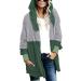 Winter Fuzzy Fleece Hooded Cardigan for Women - Green, X-Large - Buy Online on SooperMarket.com