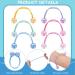 Lusofie 12 Pcs Ball Hair Ties - Acrylic Blingbling Ponytail Holders for Girls and Kids - Buy Online on SooperMarket.com