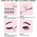 10D-0.07-D 11mm Cluster Eyelash Extensions for DIY Self-Application - Buy Online on SooperMarket.com