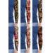 Pinone Full Arm Temporary Tattoo Set - 12 Sheets - L19xW7 - Men & Women - Buy Online on SooperMarket.com