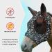 Harrison Howard Super Comfort Stretchy Fly Mask - Large Eye Space UV Protection & Breathable Fabric - Black Cashw Fruit for Ultimate Horse Comfort - Buy Online on SooperMarket.com