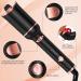 Automatic Hair Curler | 1 Curling Iron with Large Slot Auto Rotating 4 Temps & 3 Timer Settings | Dual Voltage & Auto Shut-off for Perfect Curls - Black - Buy Online on SooperMarket.com
