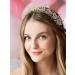 SWEETV Rhinestone Bridal Headband - Gold Wedding Tiara for Bride | Hair Accessories for Women - Buy Online on SooperMarket.com