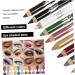 MUSISALY 12pcs Pearlescent Eyeshadow Pencil Eyebrow Pencil Makeup Liner Pencil Makeup Eyeliner Wood - Buy Online on SooperMarket.com