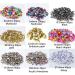 500Pcs Mixed Color Metal Brads Kit for Scrapbooking, Paper Crafts & DIY Projects - Buy Online on SooperMarket.com