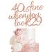 Arthsdite 40 Is Fine When You Look 29 - Happy Birthday Cake Topper 40th Birthday for Women Boss Wife Co-workers Sisters Best Friends Cake Decoration- Rose Gold Glitter