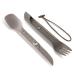 UCO Switch Spork 2-Piece Integrated Camping Utensil Set Sand stone