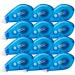 TELEXSUN Double Sided Adhesive Dots Glue Runner Dot Tape Runner Roller Permanent Adhesive Dispenser Dots Roller Applicator 0.31-Inch by 315-Inch (12 Pack Green)