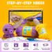 HEJIN Crochet Kit for Beginners - Octopus Animal Kit with Videos, Yarn, Hook - Perfect Gift for Boys and Girls - Buy Online on SooperMarket.com
